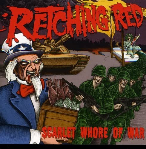 Retching red scarlet - red, whore