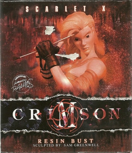 Crimson scarlet resin bust - crimson:,