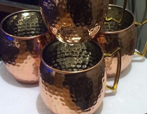 Moscow mule hammered mug - moscow,