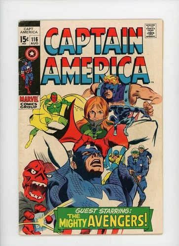 Captain america 116 - captain, marvel